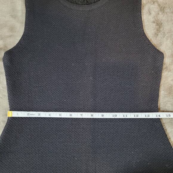 1 by O'2nd Black Wool Pencil Dress - Size Medium - Picture 6 of 8